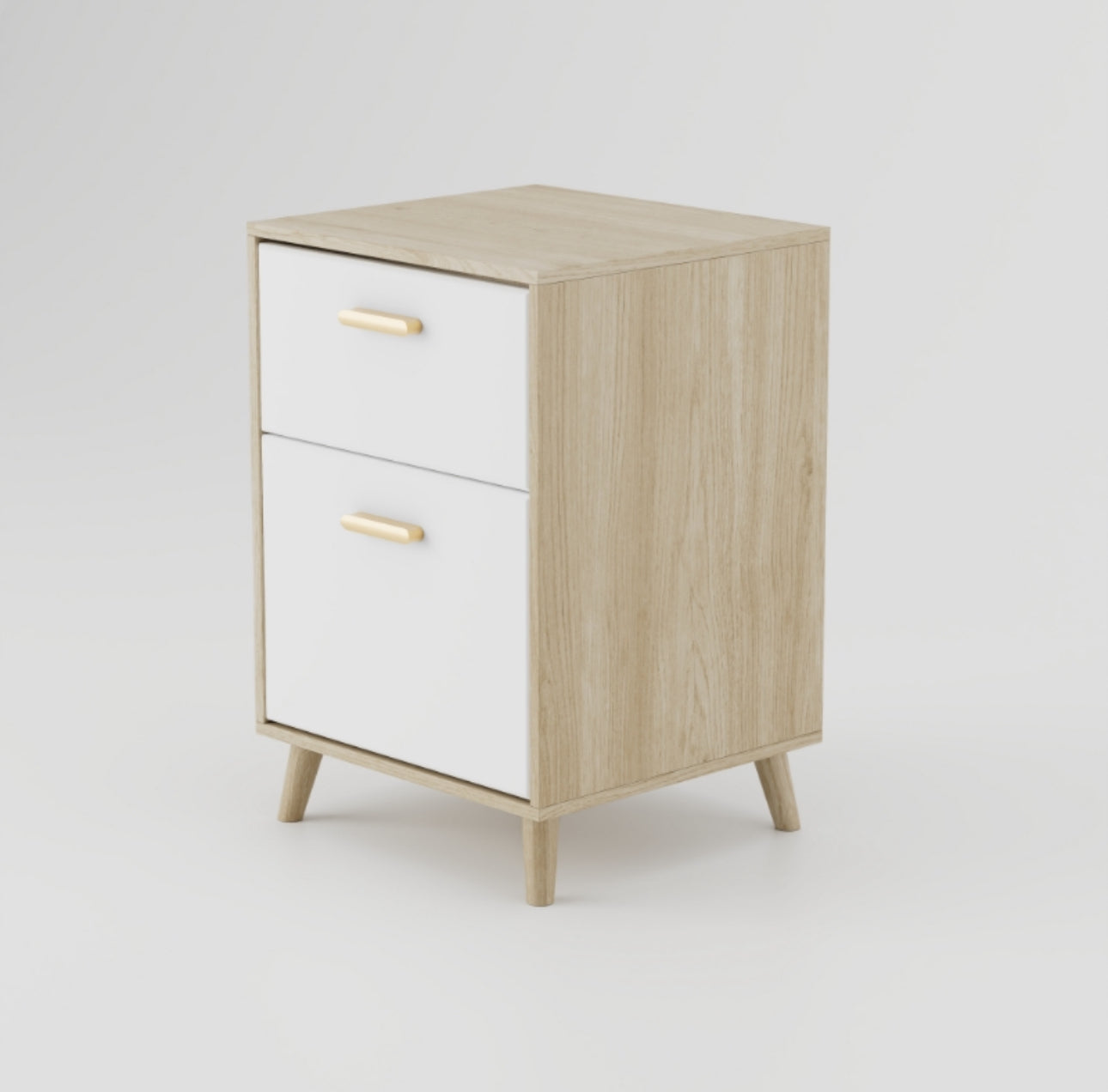 Signature Series 2 Drawer Bedside (OAK) - STANDARD
