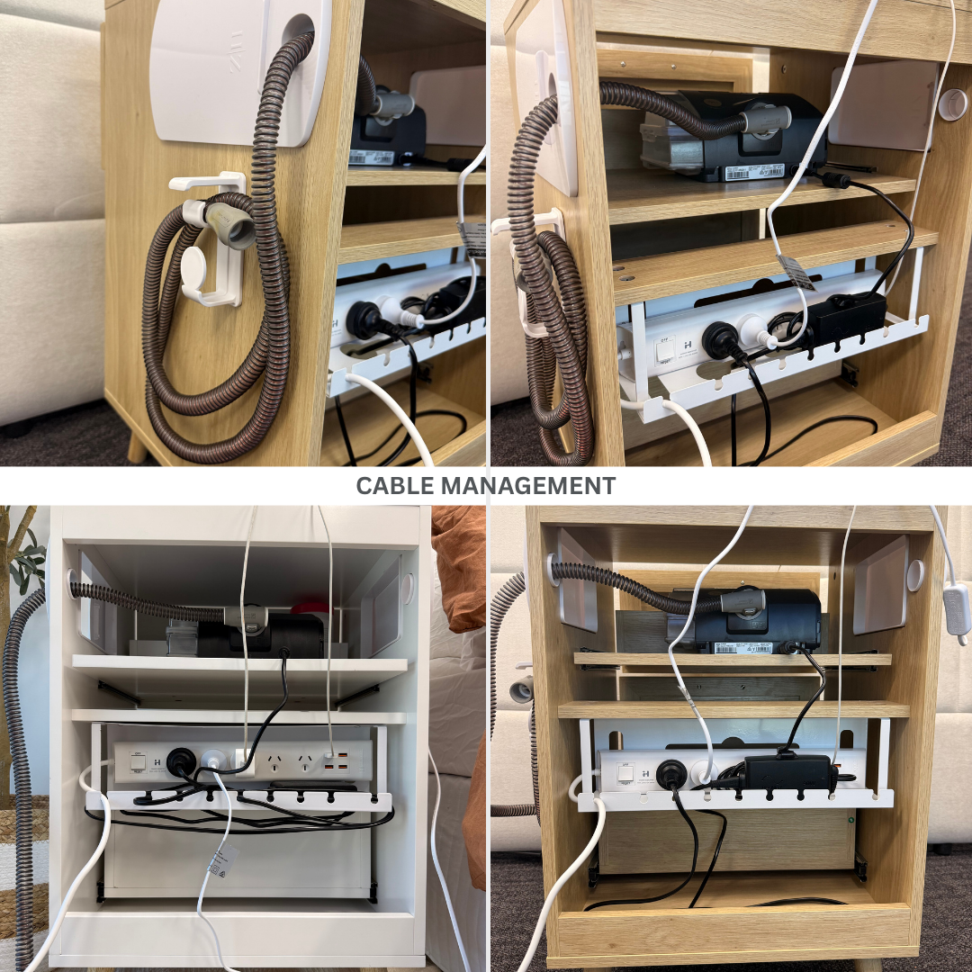 CPAP Bedside Table – Signature Series (OAK)