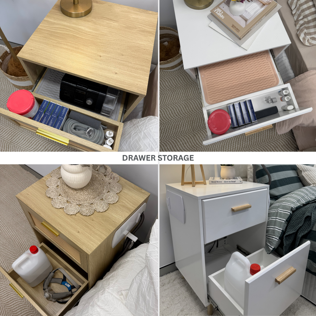 CPAP Bedside Table – Signature Series (OAK)